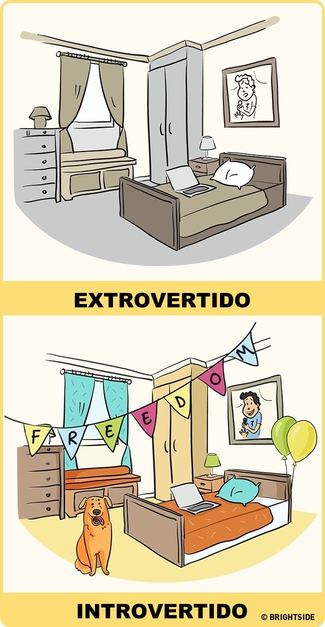 introvertidos e extrovertidos